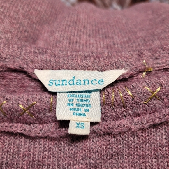 Sundance Mountain Retreat Purple Bell Sleeve Sweater - Picture 3 of 6